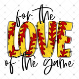 Transfer 000752 - Softball For the Love of the Game