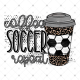 Transfer 000762 - Coffee Soccer Repeat Leopard
