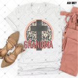 Transfer 000772 - Blessed Grandma Cross Leopard