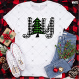 Transfer 000804 - Joy Christmas Plaid Word Art