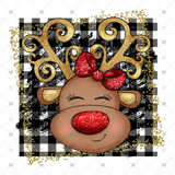 Transfer 000806 - Peaceful Reindeer Plaid