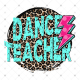 Transfer 000812 - Dance Teacher Leopard