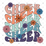 Transfer 000815 - Retro Cheer Stacked Word Art