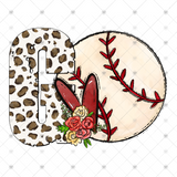 Transfer 000816 - Leopard Letter G Baseball