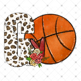 Transfer 000817 - Leopard Letter G Basketball