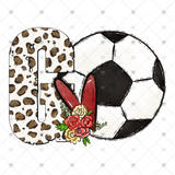 Transfer 000819 - Leopard Letter G Soccer Ball