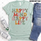 Transfer 000847 - Retro Healthy Mind Happy Mind Leopard