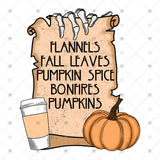 Transfer 000884 - Fall Scroll