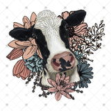 Transfer 000896 - Floral Fall Cow