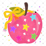 Transfer 000924 - Apple with Stars
