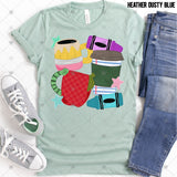 Transfer 000929 - Coffee Cups and Crayons
