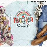Transfer 000931 - Teacher Life Rainbow Leopard