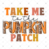 Transfer 000949 - Take Me to the Pumpkin Patch