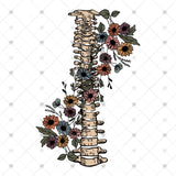 Transfer 000964 - Floral Spine