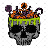 Transfer 000970 - Skull Head with Candy