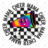 Transfer 000973 - Cheer Mama Tie Dye Megaphone