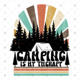 Transfer 000982 - Retro Camping is My Therapy
