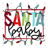 Transfer 000987 - Santa Baby Christmas Lights