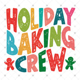 Transfer 000996 - Colorful Holiday Baking Crew