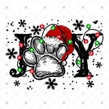 Transfer 001002 - Joy Paw Print