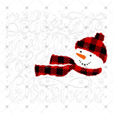 Transfer 001015 - Believe in the Magic of Christmas Snowman