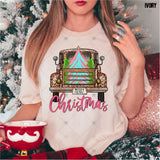 Transfer 001021 - Merry Christmas Leopard Truck