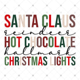 Transfer 001031 - Santa Claus Reindeer Hot Chocolate