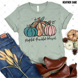 Transfer 001032 - Grateful Thankful Blessed Pumpkins