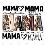 Transfer 001034 - Leopard Mama Word Art