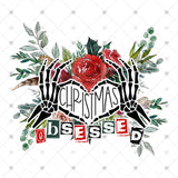 Transfer 001040 - Christmas Obsessed Skeleton Hands