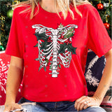 Transfer 001043 - Christmas Skeleton Rib Cage