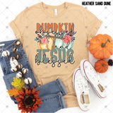 Transfer 001069 - Pumpkin Obsessed and Jesus Blessed