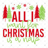 Transfer 001077 - All I Want for Christmas is a Nap