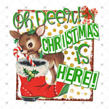 Transfer 001081 - Oh Deer Christmas is Here