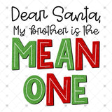 Transfer 001116 - My Brother is the Mean One