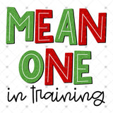 Transfer 001118 - Mean One in Training