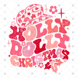 Transfer 001128 - Groovy Holly Dolly Christmas