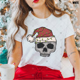 Transfer 001134 - Santa Hat Skull