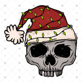 Transfer 001134 - Santa Hat Skull