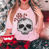 Transfer 001141 - Candy Cane Skull