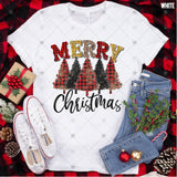Transfer 001158 - Merry Christmas Red Black and Gold