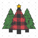 Transfer 001169 - Rustic Christmas Trees