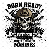 Transfer 001198 - Born Ready United States Marines