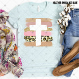 Transfer 001217 - Cross with Brushstrokes