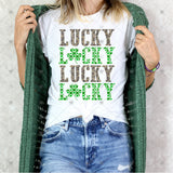 Transfer 001267 - Lucky Stacked Word Art