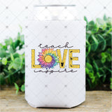 Transfer 001312 - Teach Love Inspire Tie Dye Sunflower