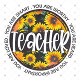Transfer 001314 - Sunflower Teacher