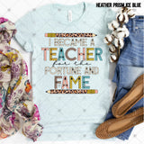 Transfer 001315 - Teacher Fortune and Fame