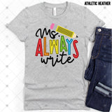 Transfer 001320 - Ms. Always Write