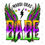 Transfer 001361 - Mardi Gras Babe Wings